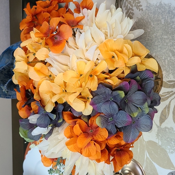 Autumn Faux Floral Arrangement - Picture 2 of 3